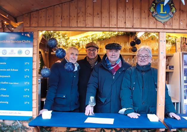 Manfred Cibis, Godehard Pöttker, Heribert Wolf und Hartmut Ehrlich (v. l.)